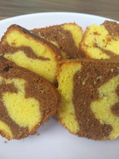 Foto resep Marmer cake versi butter cake
