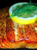 Mike's Smoked Wild Alaskan King Salmon Fillets & Grilled Asparagus