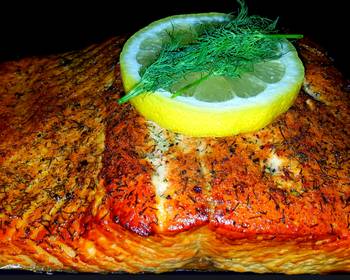 Ultimate Cooking Recipe Mikes Smoked Wild Alaskan King Salmon Fillets  Grilled Asparagus Very Delicious