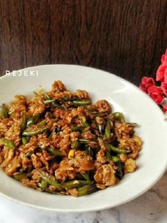 Foto resep Buncis Orak-Arik Telur #Bandung_RecookOchirosi