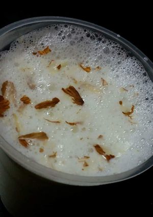A picture of Badam milk.