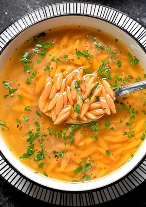 صورة لوصفة شوربة لسان العصفور