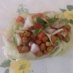 A picture of Healthy chana Salad.