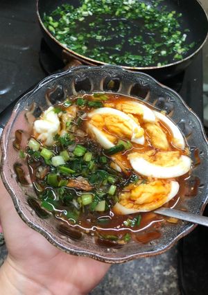 Hình của món Bánh tráng chấm.
