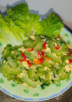 Foto resep Oseng Telur Pare