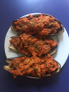 Una foto de Berenjenas rellenas