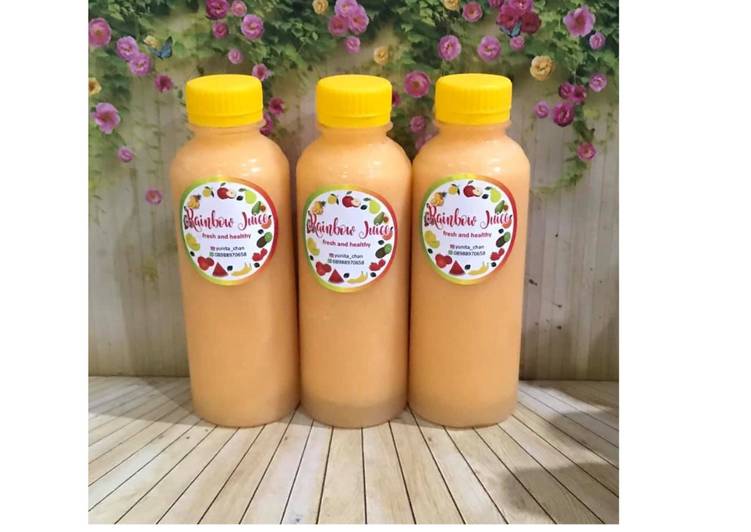 Resep: Untuk Mencoba Di RumahDiet Juice Mango Carrot Soursop Jicama