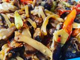 Oseng Jamur Sawit with Kerang Todai