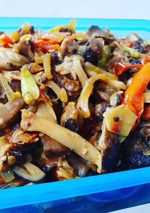 Foto resep Oseng Jamur Sawit with Kerang Todai