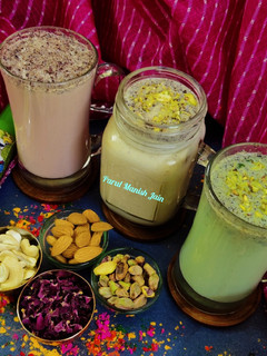 बनारसी फ्लेवर्ड ठंडाई(Banarasi flavoured thandai recipe in Hindi) रेसिपी मुख्य फोटो