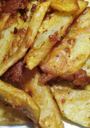 A picture of Aloo kay Pakoray.