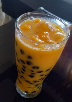 Foto resep Mangga bubble coklat segar 🍺🍺🍺
