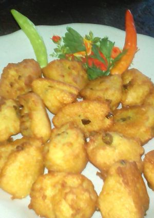 Foto resep Bakso goreng singkong pedas 😁