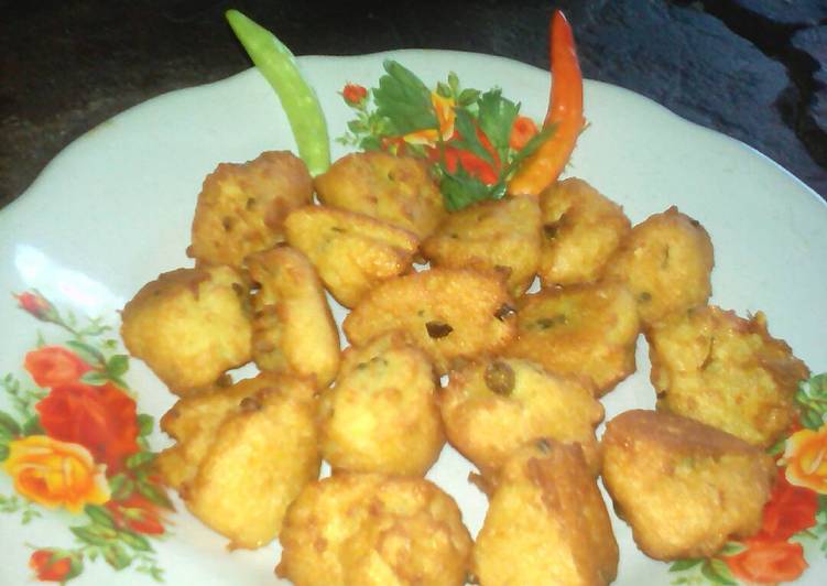 Cara mengolah Bakso goreng singkong pedas 😁, Enak Banget