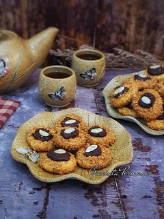 Foto resep Thumbprint Choco Peanuts Cookies