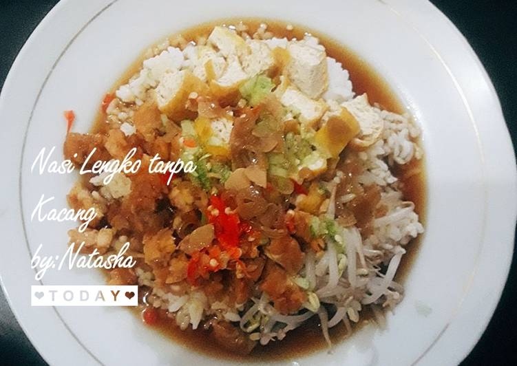 Nasi Lengko (tanpa kacang)