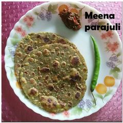 A picture of Bathuye ka thepla.