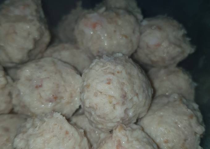 Resep Bakso Ayam Udang Diet Oleh Vheeya Kitchen Cookpad