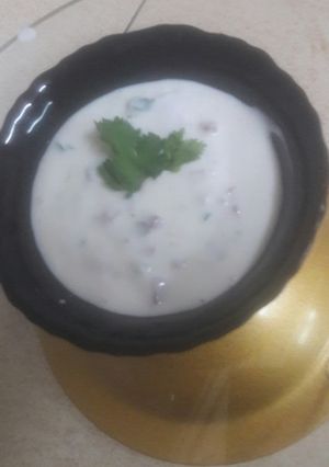 A picture of Yoghurt Raita#5orlessingredientcontest.
