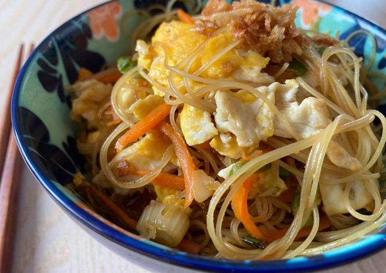 Langkah memasak Bihun goreng simple, bahan murah meriah yang nikmat