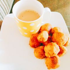 A picture of Yam Balls.