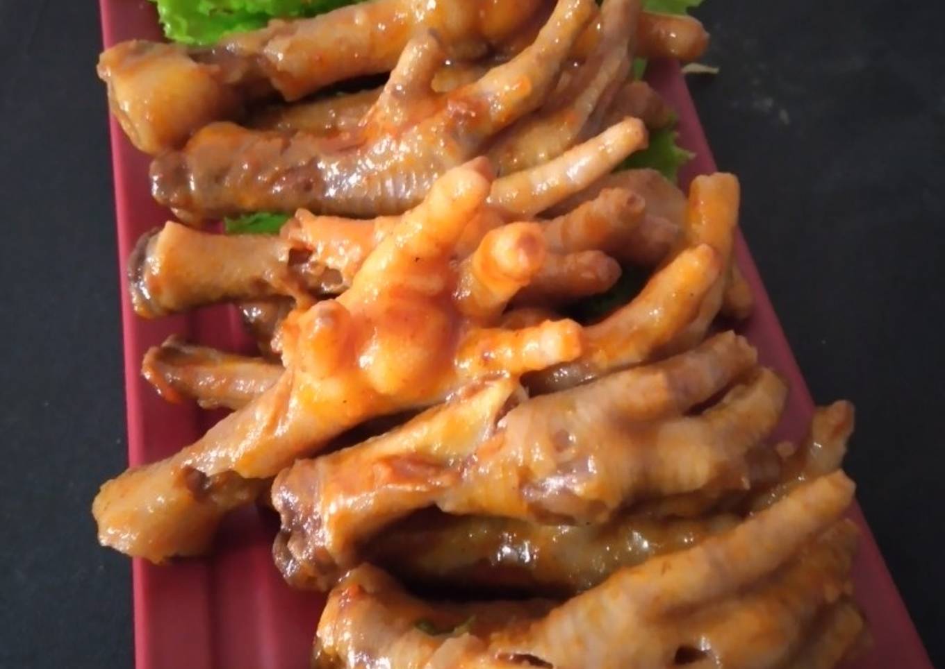 Ceker ayam saus madu