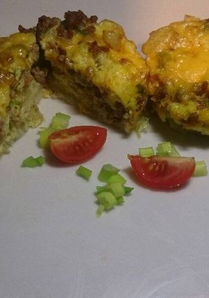 A picture of Hashbrown Quiches.