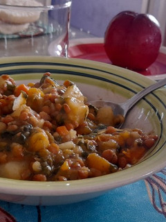 Una foto de Charquicán vegano