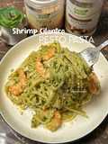 Shrimp Cilantro Pesto Pasta