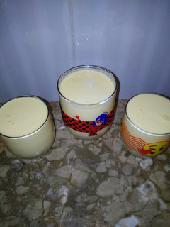 Una foto de Yogurt casero de fruta de mango