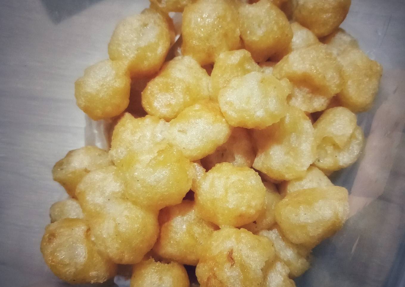 Bola kentang (isian pentol goreng)