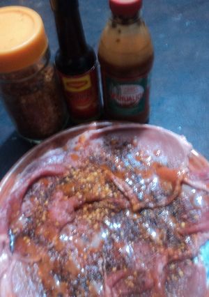 Una foto de Aliño, adobo para carne rápida para asar