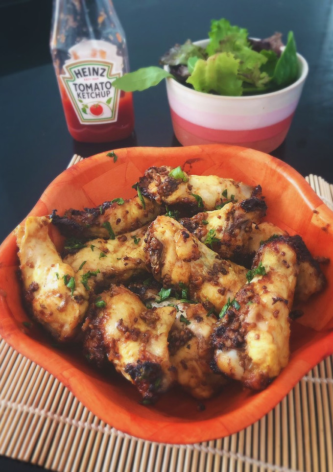 Una foto de Alitas de pollo barbacoa en #cecofry