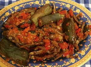 Foto resep Terong&teri balado super duper pedaaasss
