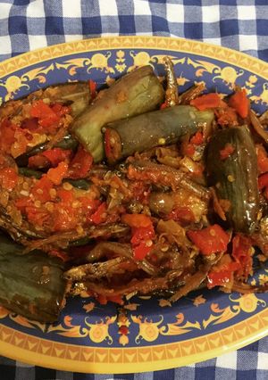 Foto resep Terong&teri balado super duper pedaaasss