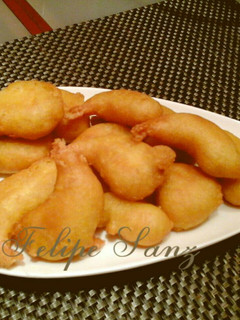 Una foto de Gambas a la gabardina