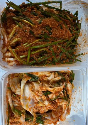 Foto resep Kimci Daun Bawang dan Sawi Putih