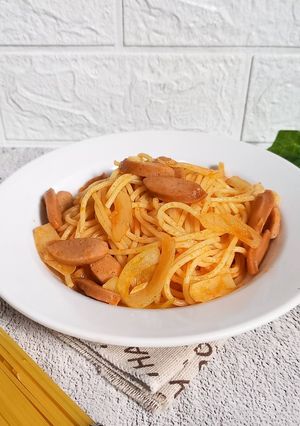 Foto resep Spaghetti Sosis