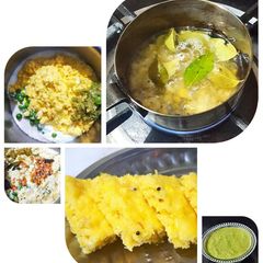 A picture of Sweet Corn Dhokla.