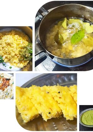 A picture of Sweet Corn Dhokla.