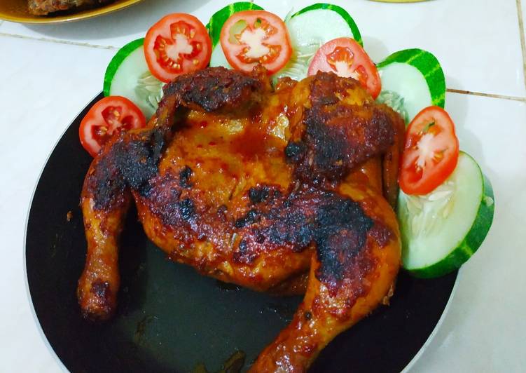 Bagaimana Menyiapkan Ayam bakar Taliwang teflon yang Enak