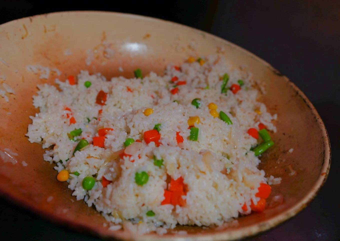 Nasi goreng putih