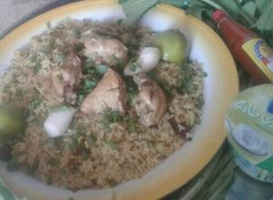 صورة لوصفة مكبوس دياي بالارز المصري😍😋