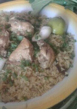 صورة لوصفة مكبوس دياي بالارز المصري😍😋