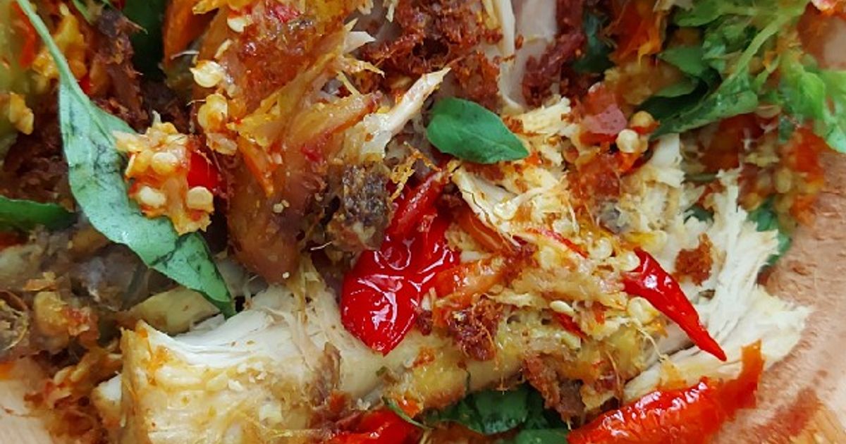 Ayam Lengkuas Penyet Spesial