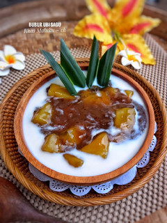 Foto resep Bubur Sagu Ubi Khas Maluku (dengan Fibercreme)