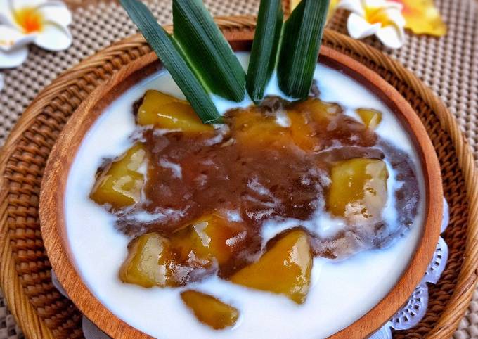 Resep Bubur Sagu Ubi Khas Maluku Dengan Fibercreme Oleh Citra Haries