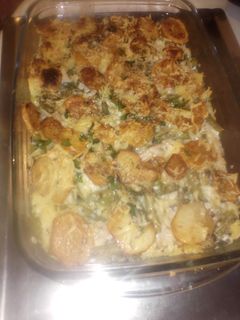 صورة لوصفة غراتان لوبيا الخضراء