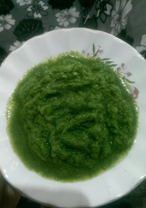 A picture of Indian gooseberry chutney.