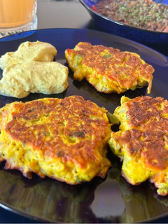 Una foto de Tortitas de verduras